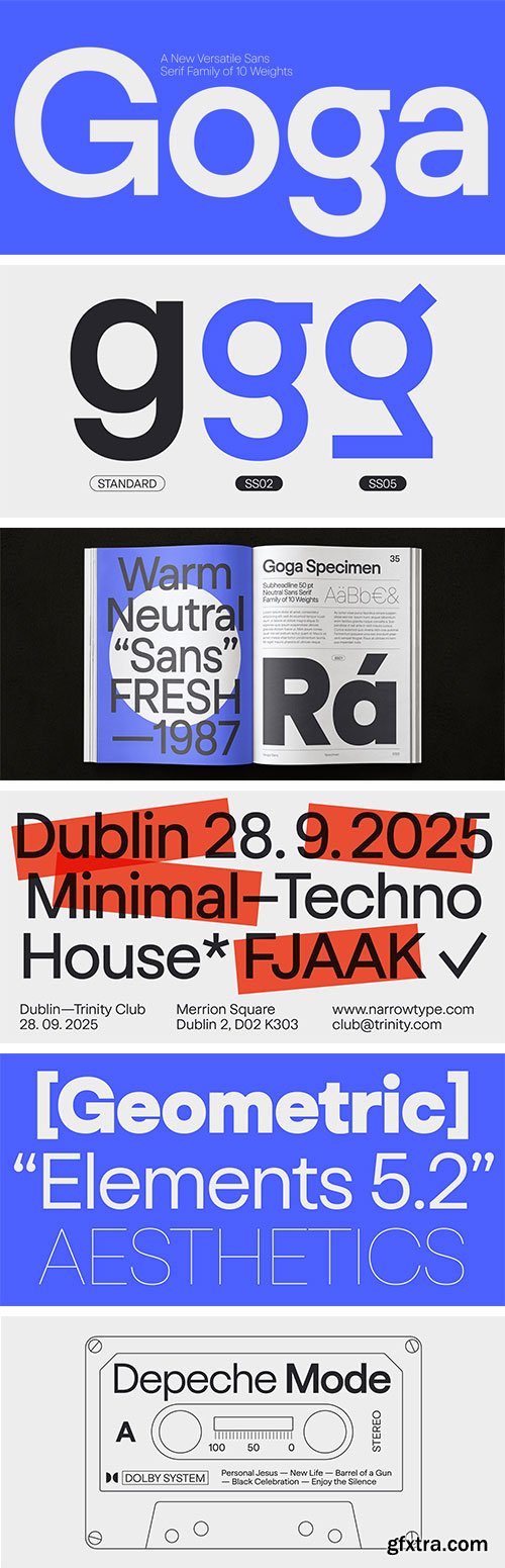 Myfonts - Goga Font Family