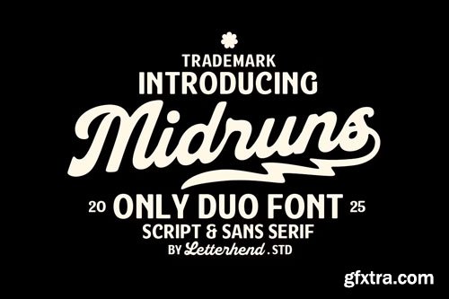 CreativeMarket - Midruns Font Duo