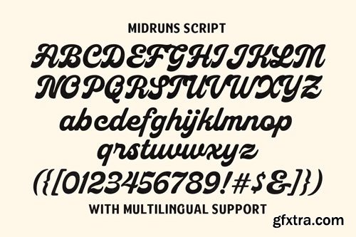 CreativeMarket - Midruns Font Duo