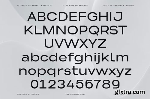 CreativeMarket - Somerun Extended Font CreativeMarket - Somerun Extended Font