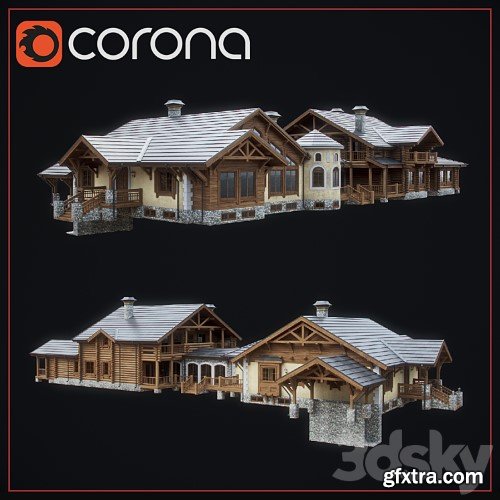 3dsky Pro - House &times;15 3d Models