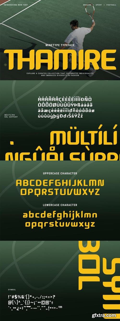 Thamire - Sports Font