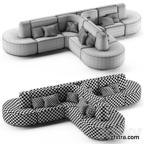 3dsky Pro - HMD INTERIORS Bistro Sofa 2