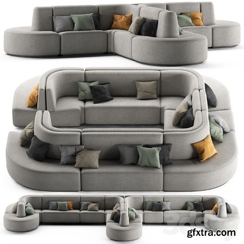 3dsky Pro - HMD INTERIORS Bistro Sofa 2