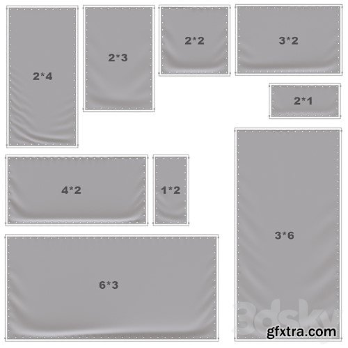 3dsky Pro - Banners (grommet)