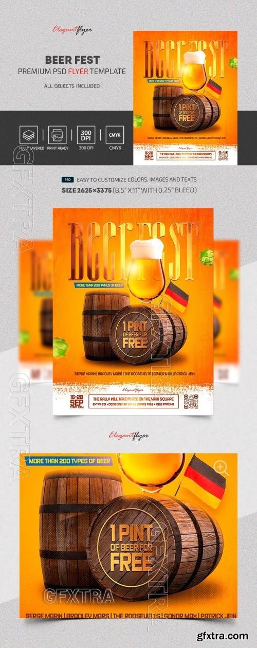 Beer Festival Flyer - Premium Flyer template (PSD) Beer Festival Flyer - Premium Flyer template (PSD)