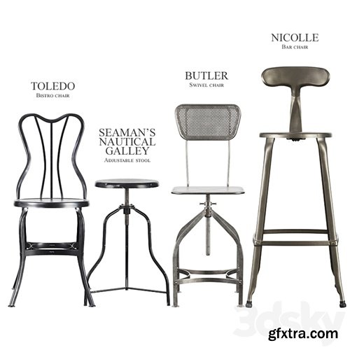 3dsky Pro - Industrial stools and chairs