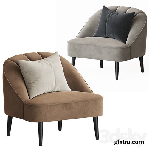 3dsky Pro - Margot accent armchair made