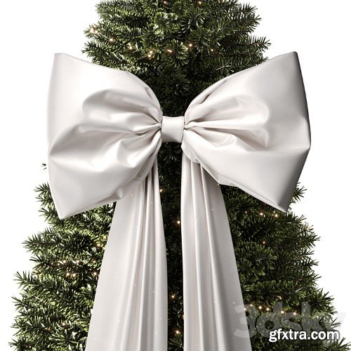 3dsky Pro - New Year tree with bow and garlands | AV 087