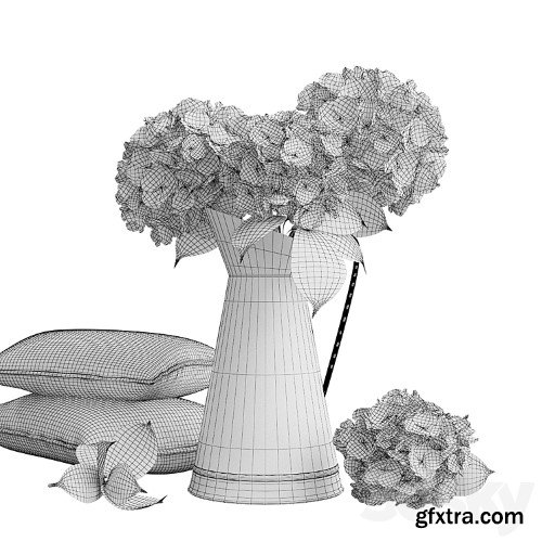 3dsky Pro - Bouquet of flowers in a vase 22