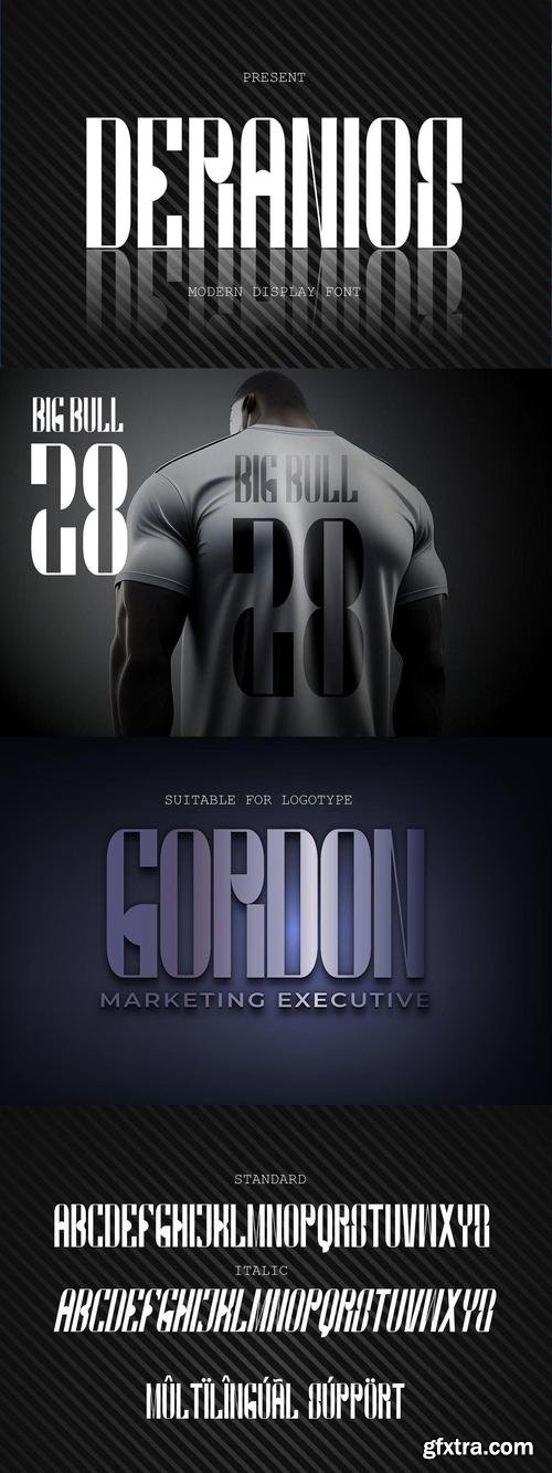 Deranios - Modern Display Sans Serif