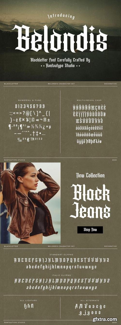 Belondis Blackletter Font