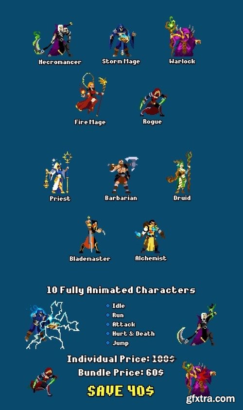 Pixel Heroes Pack v1.1