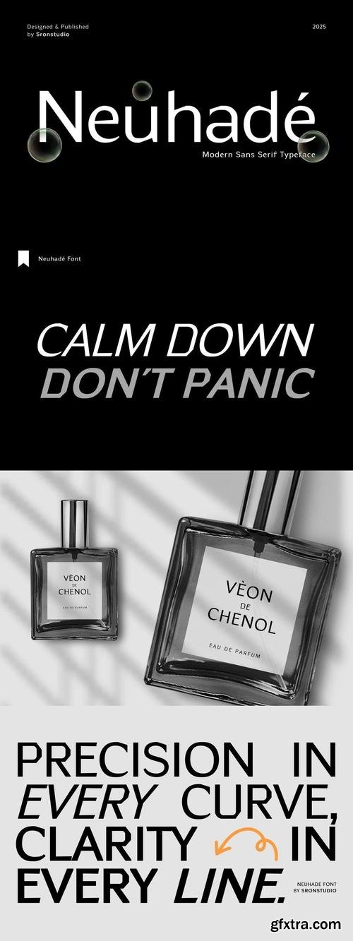 Neuhade - Modern Logo Font