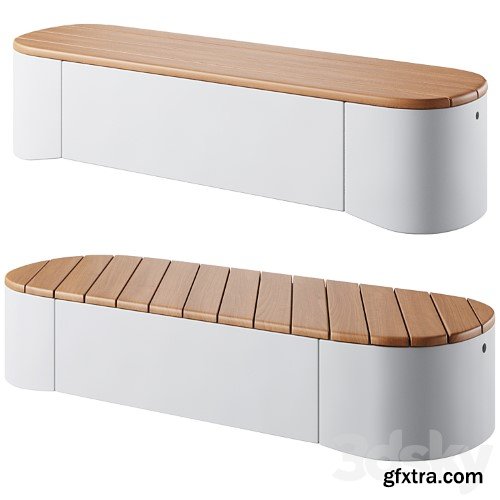 3dsky Pro - Park benches Urban Islands by mmcite