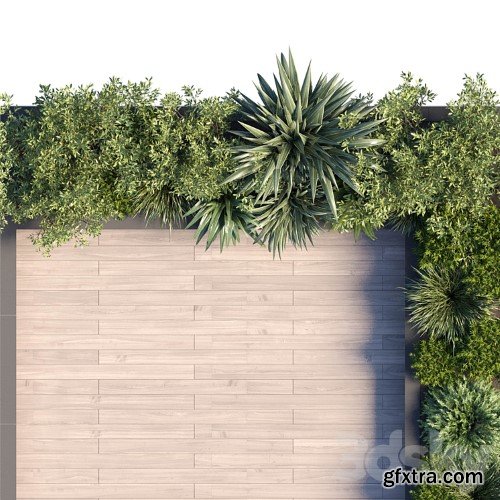 3dsky Pro - Backyard - Urban Environment_Urban Furniture_Green Benches 19