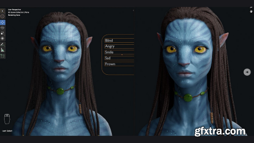 Artstation - Avatar Character modeling - Blender - Full videos recorded and resourses