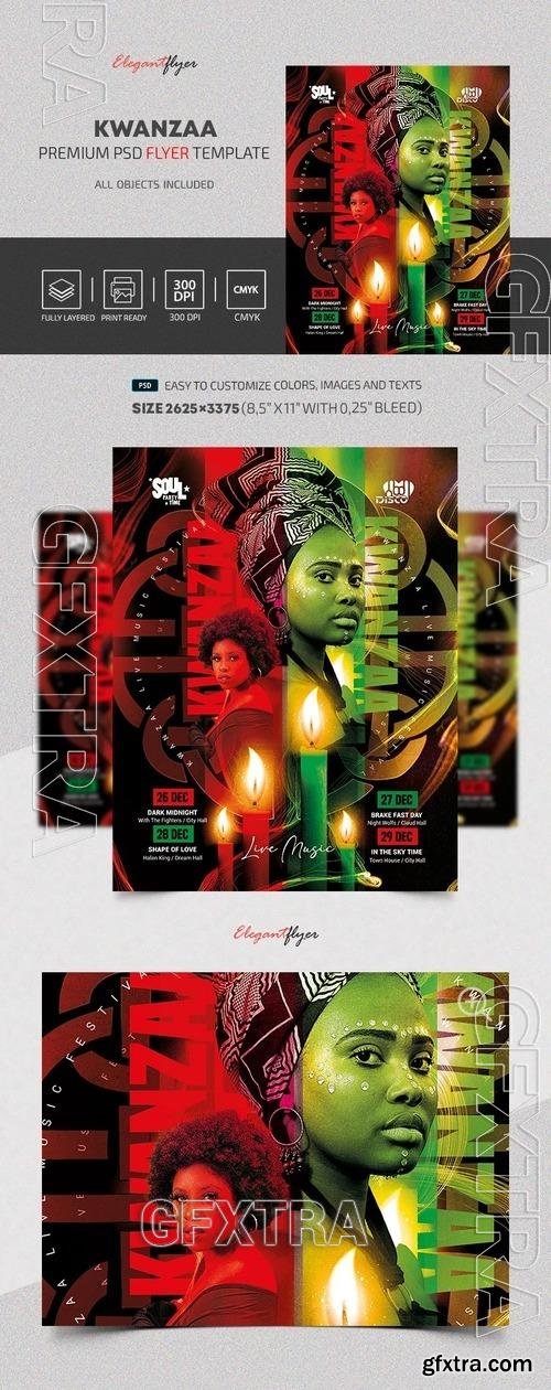 Kwanzaa Flyer - Premium Flyer template (PSD)