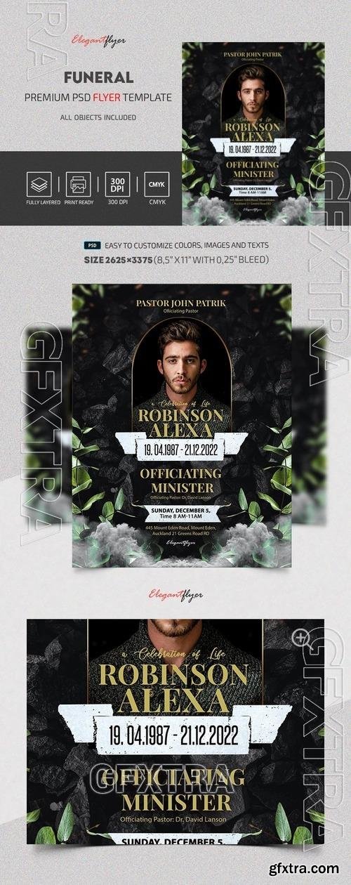 Funeral Flyer - Premium Flyer template (PSD)