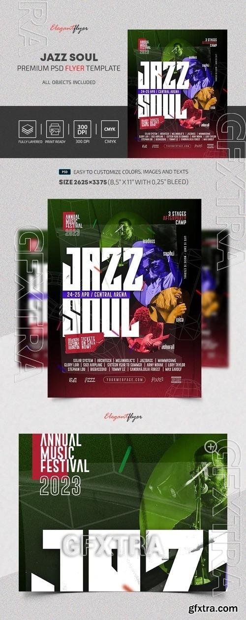 Jazz Soul Flyer - Premium Flyer template (PSD)
