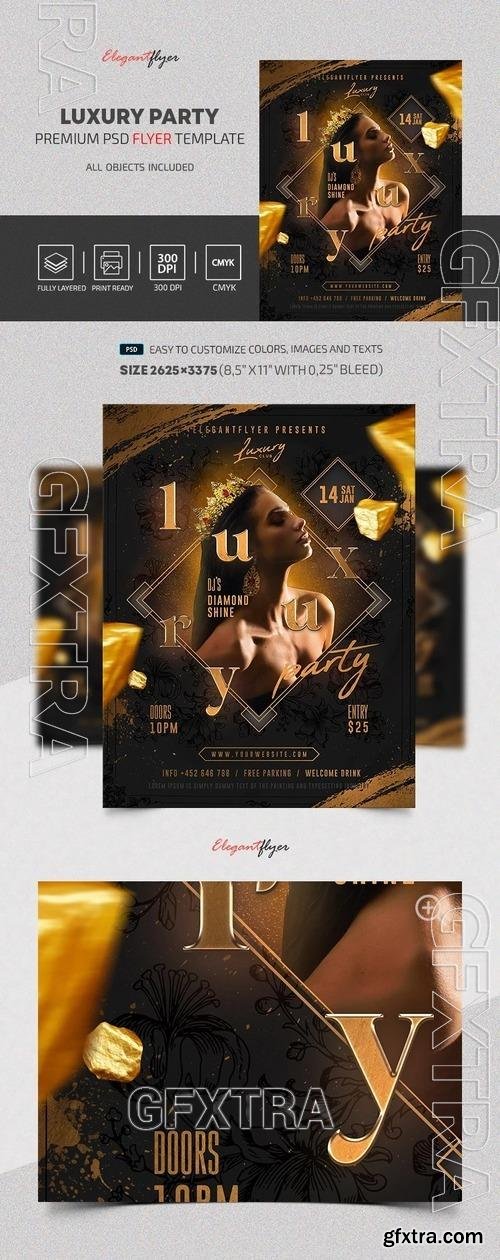 Luxury Party Flyer - Premium Flyer template (PSD)