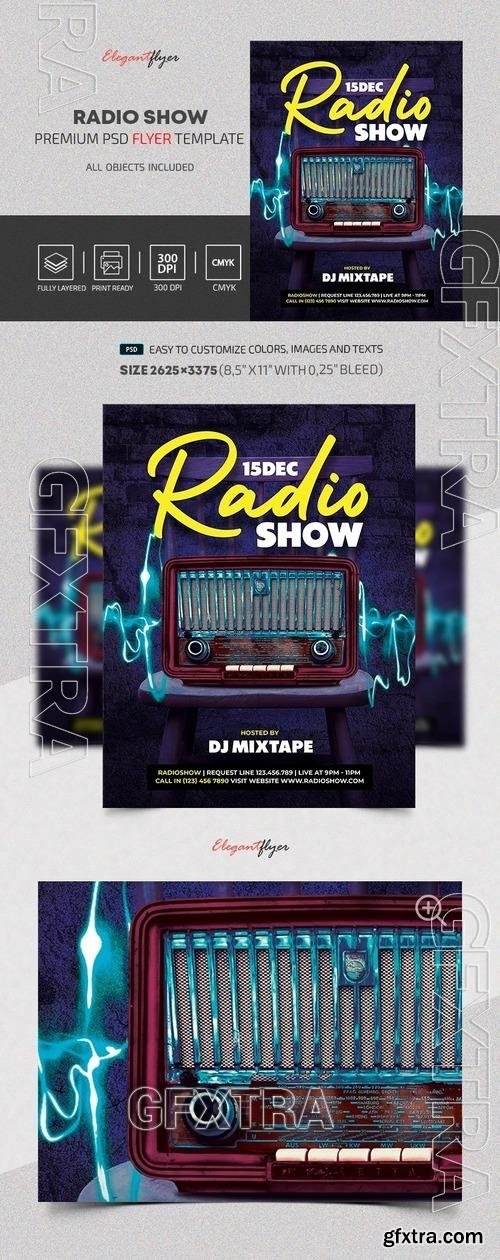 Radio Show Flyer - Premium Flyer template (PSD)