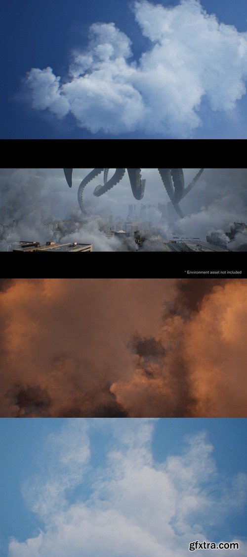 2D Assets Cinematic Clouds BP v5.1+