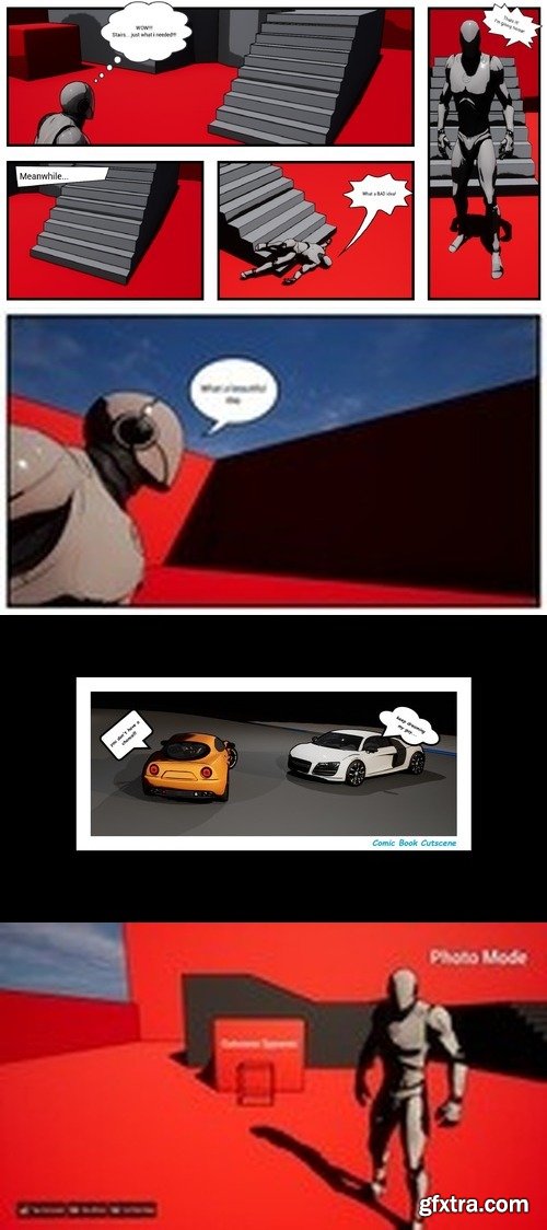 2D Assets Comic Book Cutscene v5.1+
