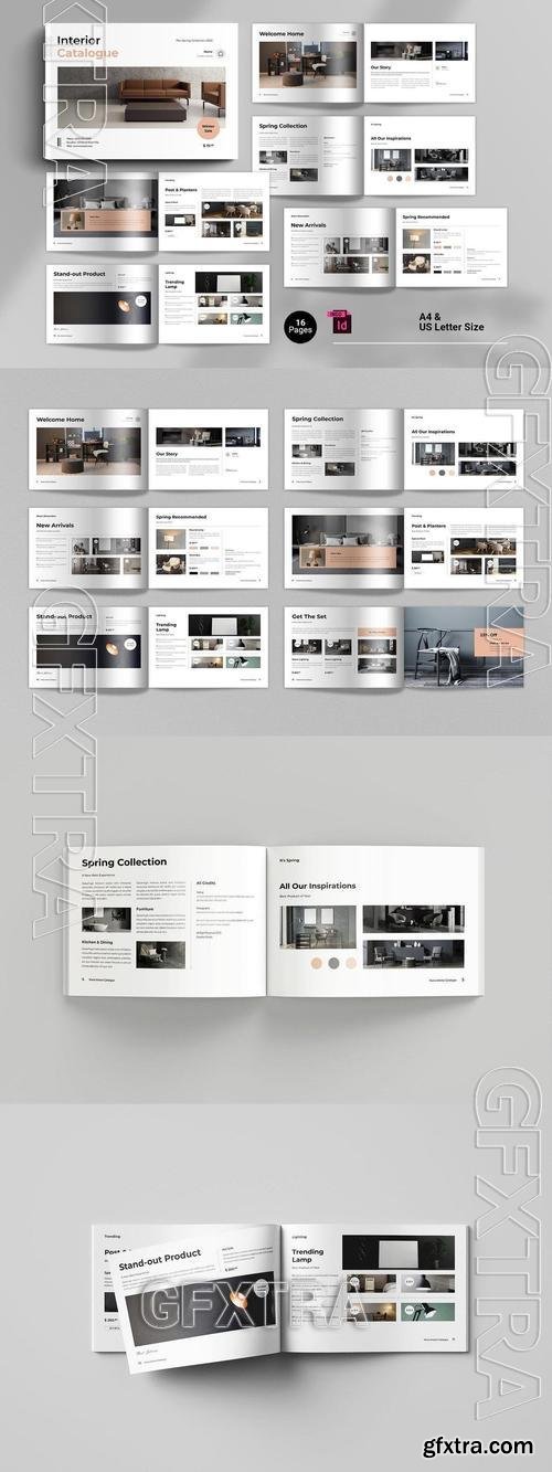 Interior Catalogue Brochure Template Landscape AD824UQ