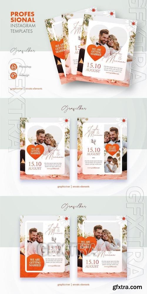 Wedding Event Instagram Templates MFLP68F Wedding Event Instagram Templates MFLP68F