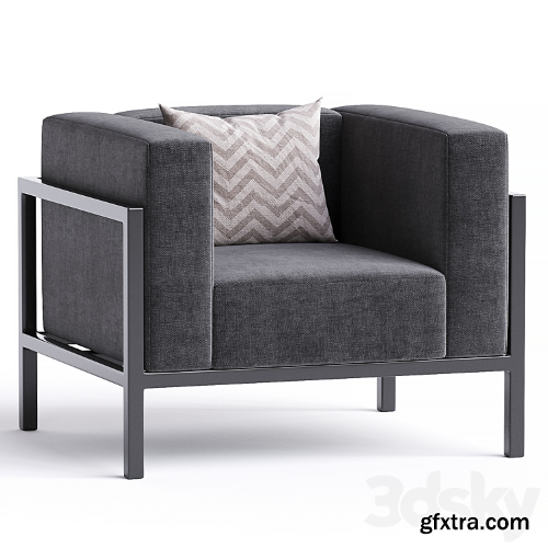 3dsky Pro - Landscape Club Outdoor Lounge Chair by Kettal