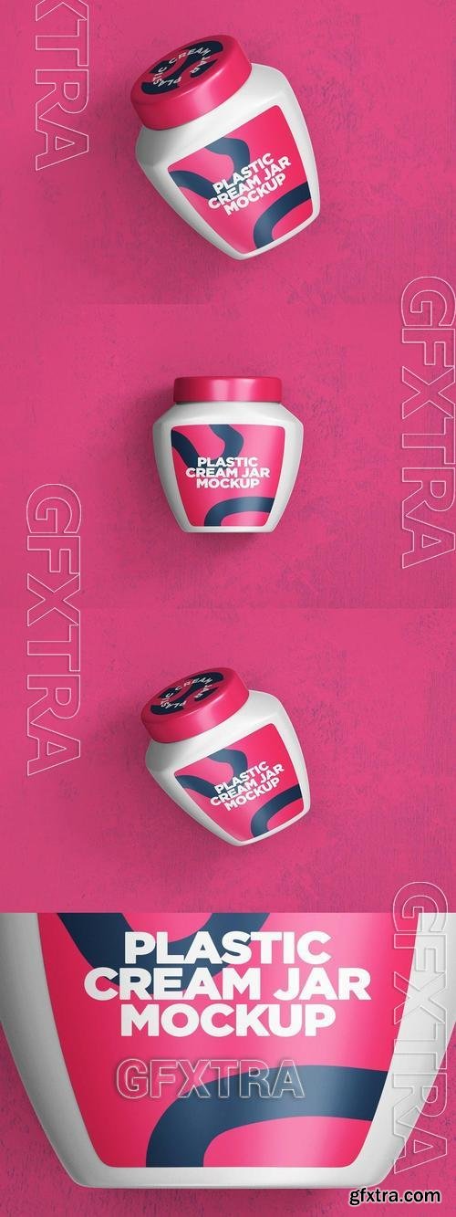 Plastic Cream Jar Mockup 001 EQB8WMZ