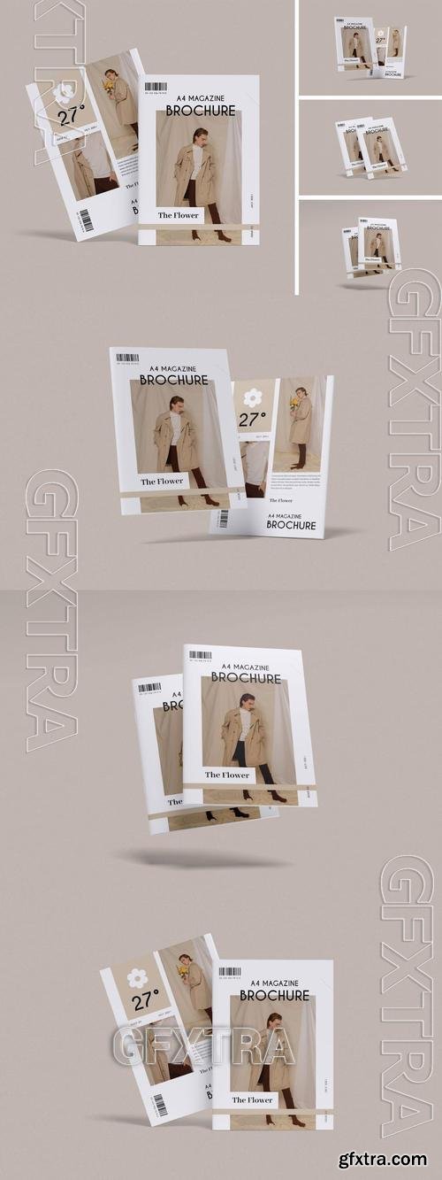 A4 Magazine Brochure Mockups GUC7NYU