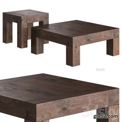 3dsky Pro - SOLID tables West Elm