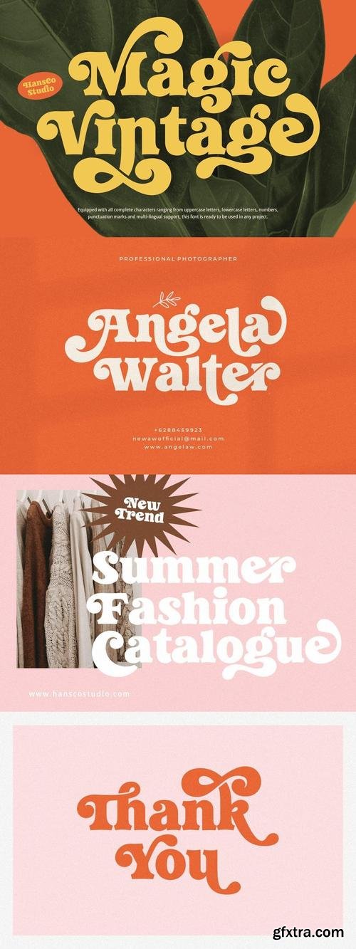Magic Vintage Font