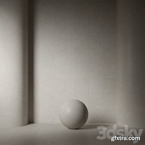 3dsky Pro - Material porcelain stoneware, stone. 18, pbr, seamless