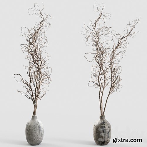 3dsky Pro - Branches in vases 30