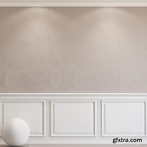 3dsky Pro - Decorative plaster with molding 58