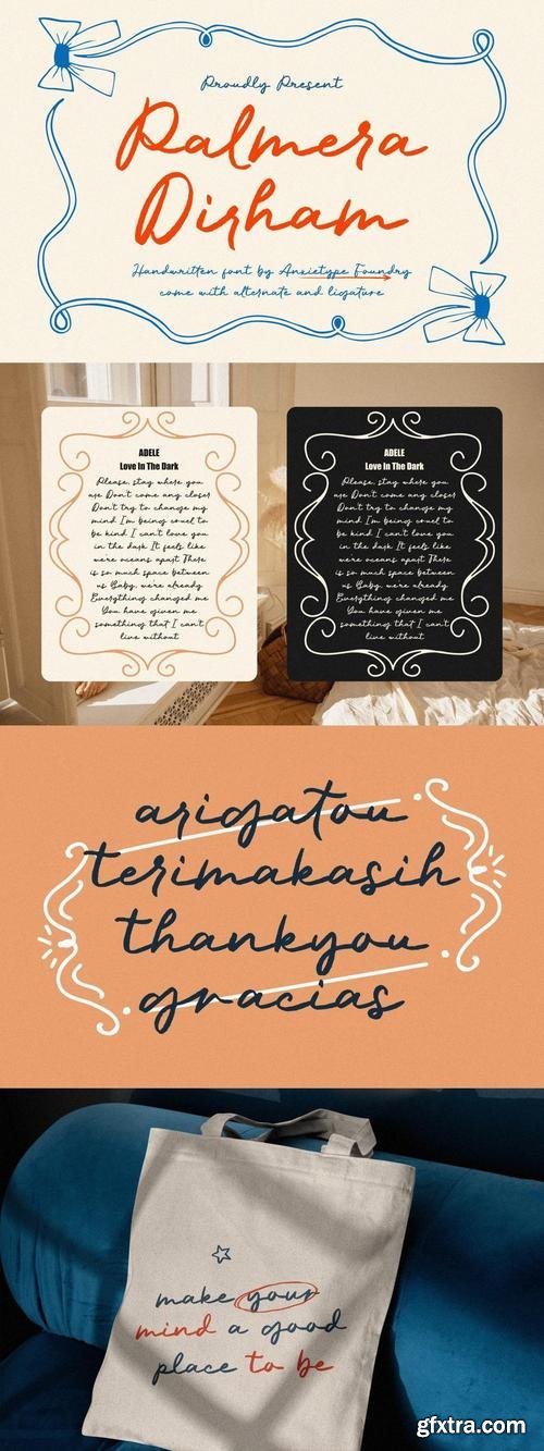 AT Palmera Dirham Font