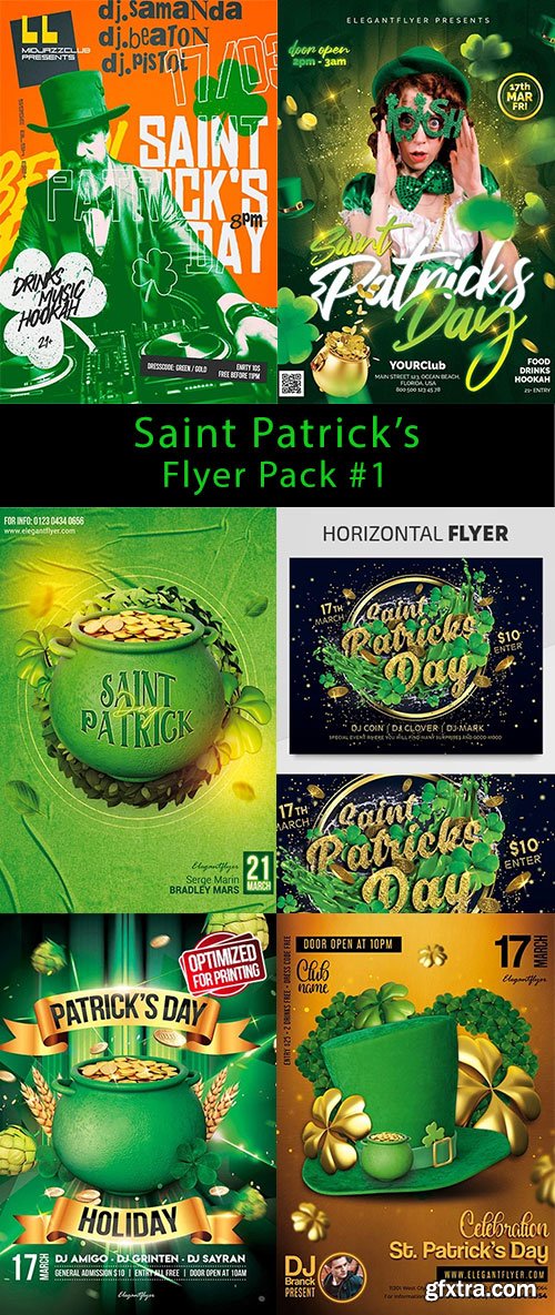 Saint Patricks Flyer Pack #1