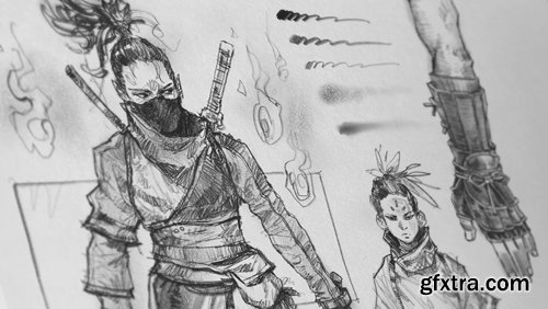 Choonhachat SKETCH - Procreate/Photoshop/CS Paint Pencil Brush Set