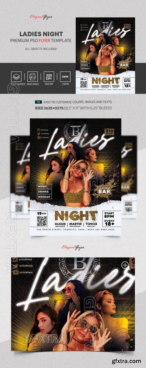 Ladies Night Flyer - Premium Flyer template (PSD) Ladies Night Flyer - Premium Flyer template (PSD)
