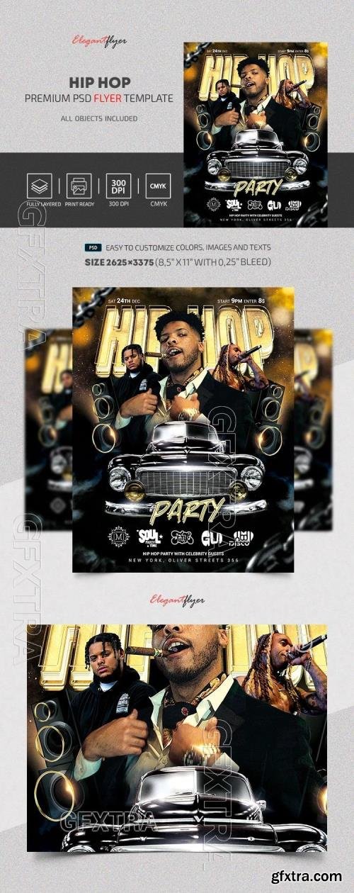 Hip Hop Flyer - Premium Flyer template (PSD)