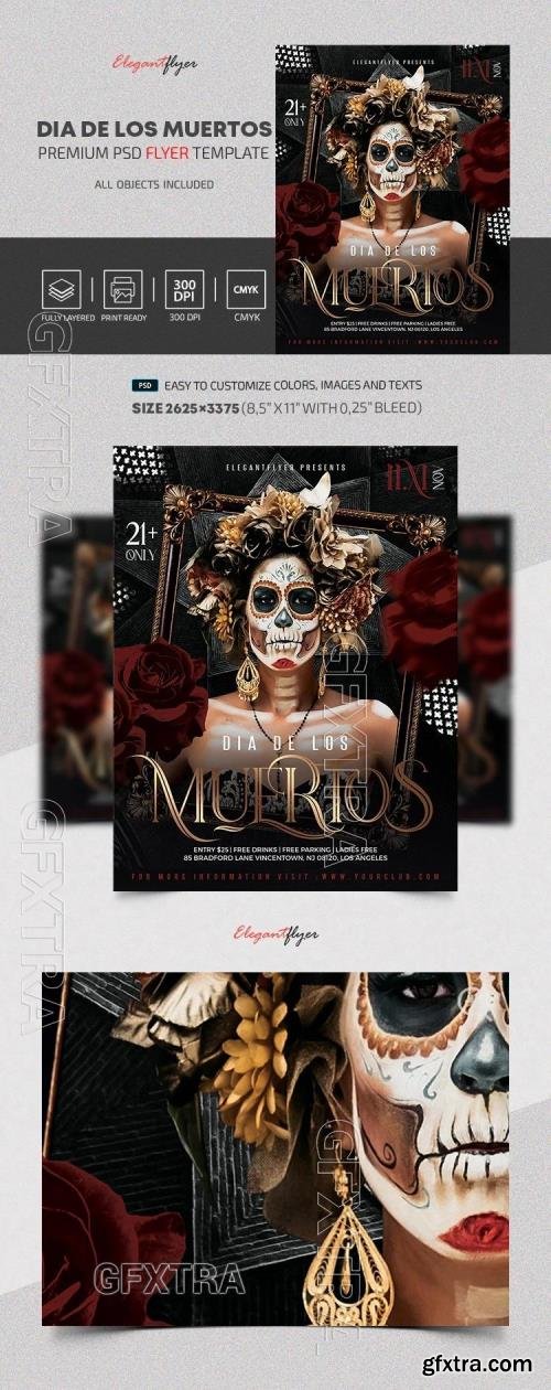 Dia de los Muertos Flyer - Premium Flyer template (PSD) Dia de los Muertos Flyer - Premium Flyer template (PSD)