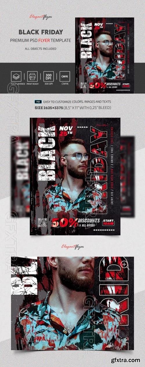 Black Friday Flyer - Premium Flyer template (PSD)