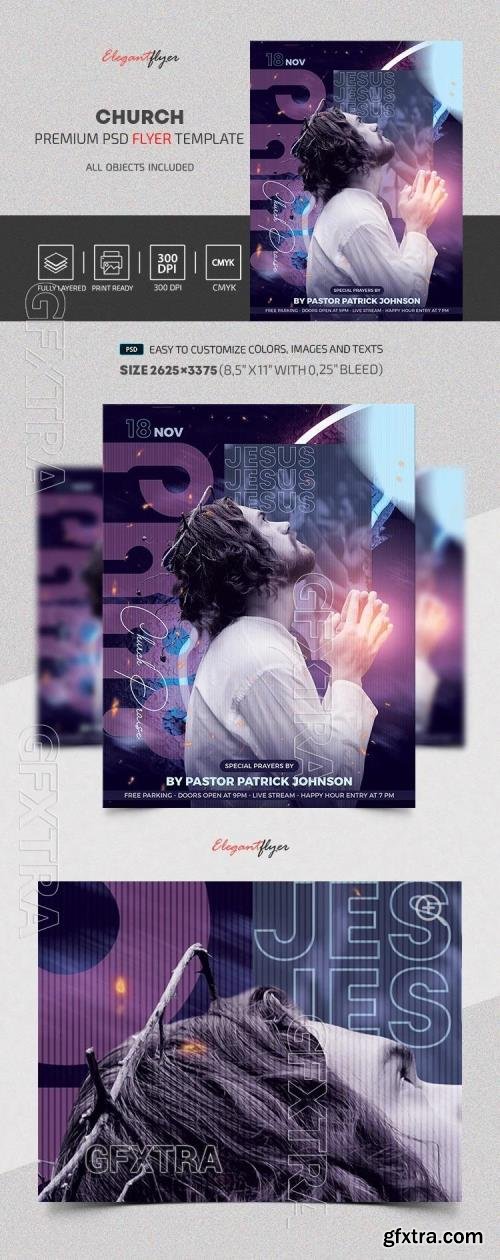 Church Flyer - Premium Flyer template (PSD)