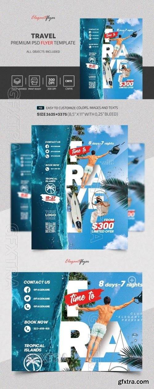 Travel Flyer - Premium Flyer template (PSD)