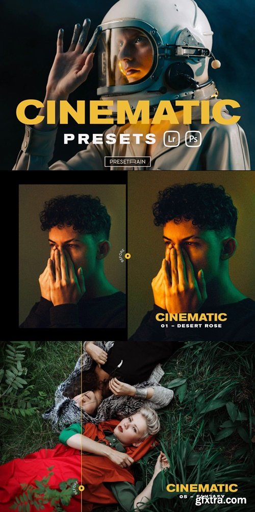Presetrain - Cinematic Lightroom Presets and LUTs