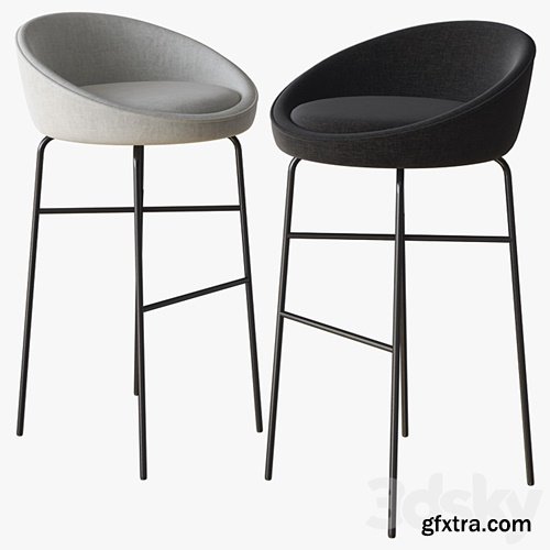 3dsky Pro - bloom bar stool parla