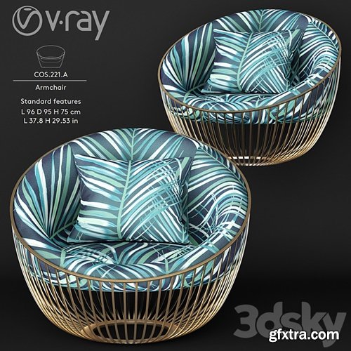 3dsky Pro - Roberto Cavalli_Cosmopolitan Tropical Armchair